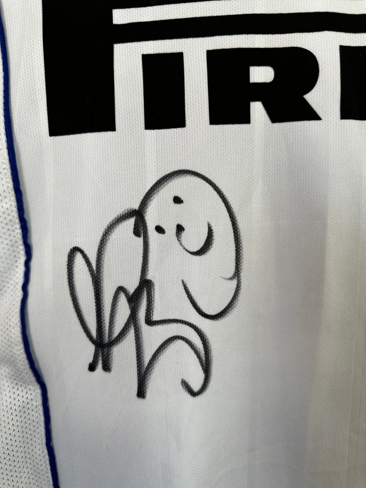 Javier Zanetti & Marco Materazzi Inter Milan - Signed Shirt/Jersey - Proof