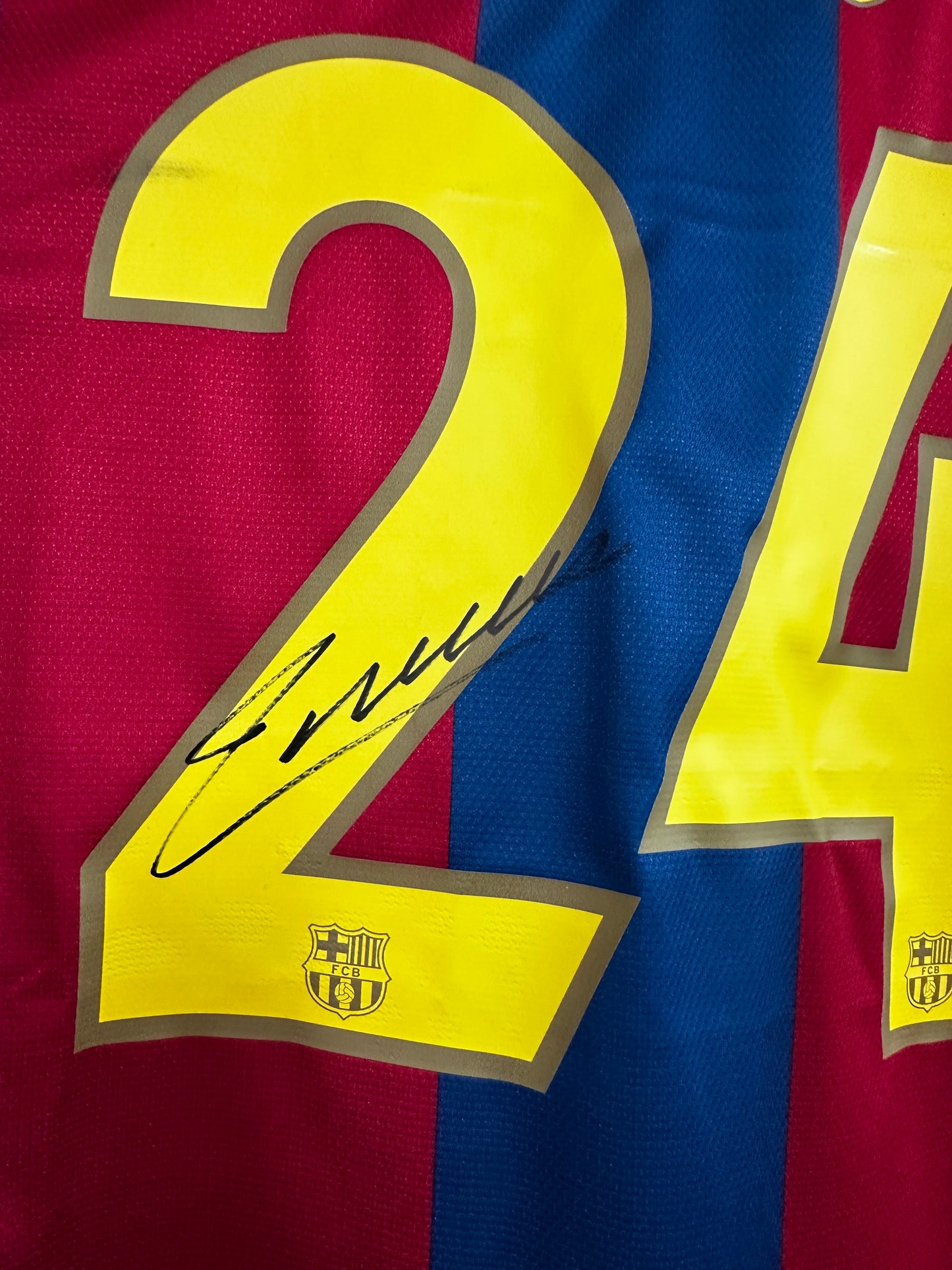 Andres Iniesta Fc Barcelona - Signed Shirt/Jersey - With Proof
