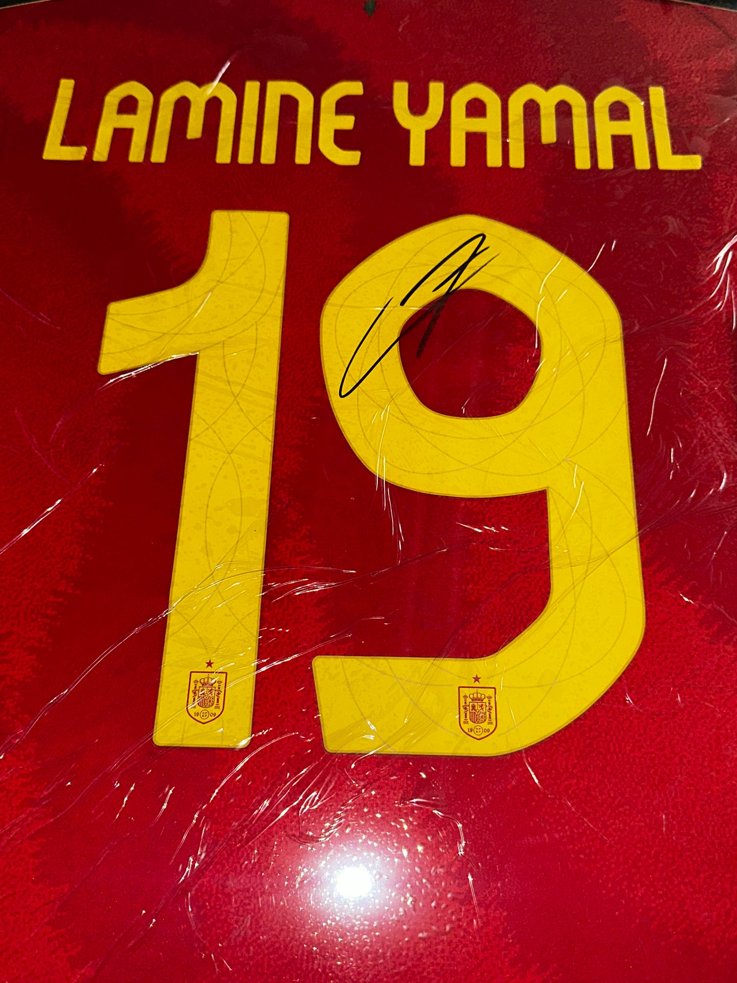Lamine Yamal Spain - Signed & Framed Shirt/Jersey - With Proof