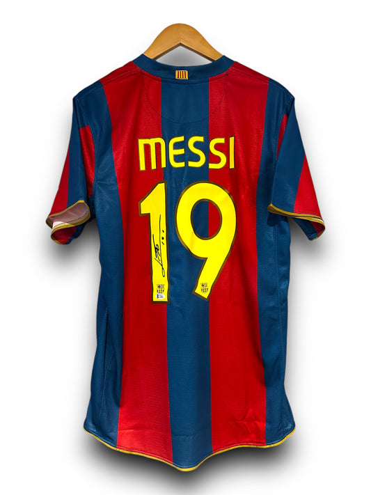 Lionel Messi Fc Barcelona - Signed Shirt/Jersey - Beckett COA