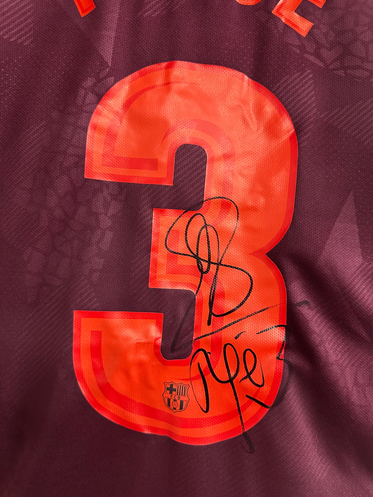 Gerard Pique Fc Barcelona - Signed & Framed Shirt/Jersey - With Proof