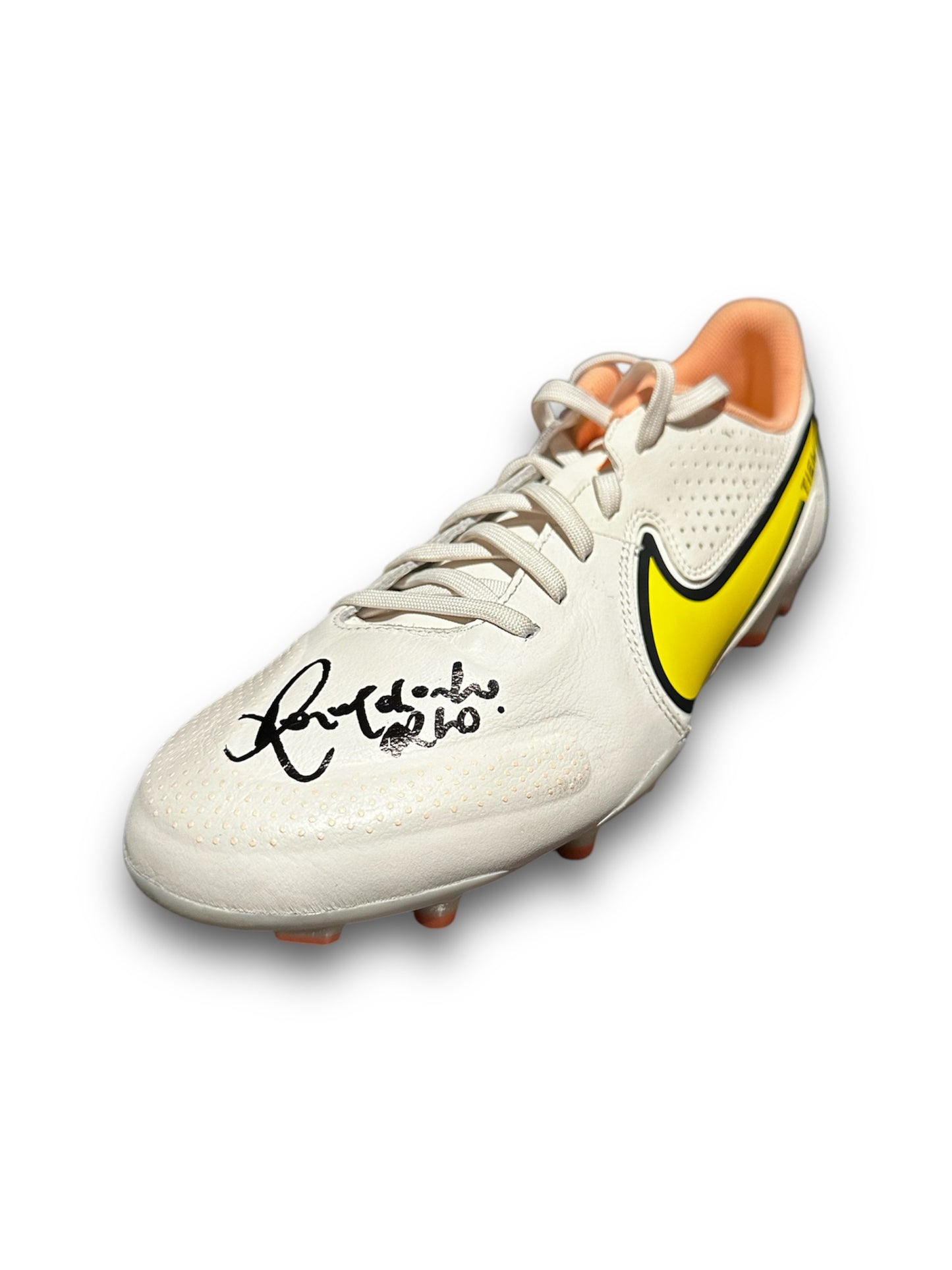 Ronaldinho Nike Tiempo - Signed Boot - With Proof