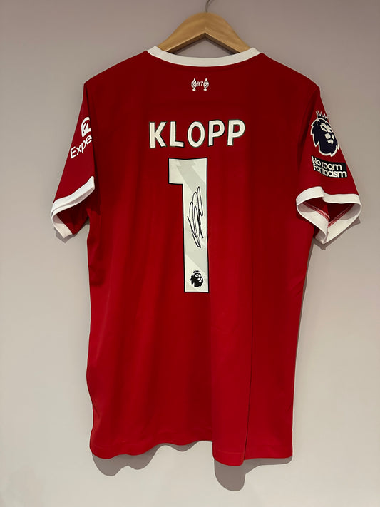 Jürgen Klopp Liverpool - Signed Jersey/Shirt - Video Proof