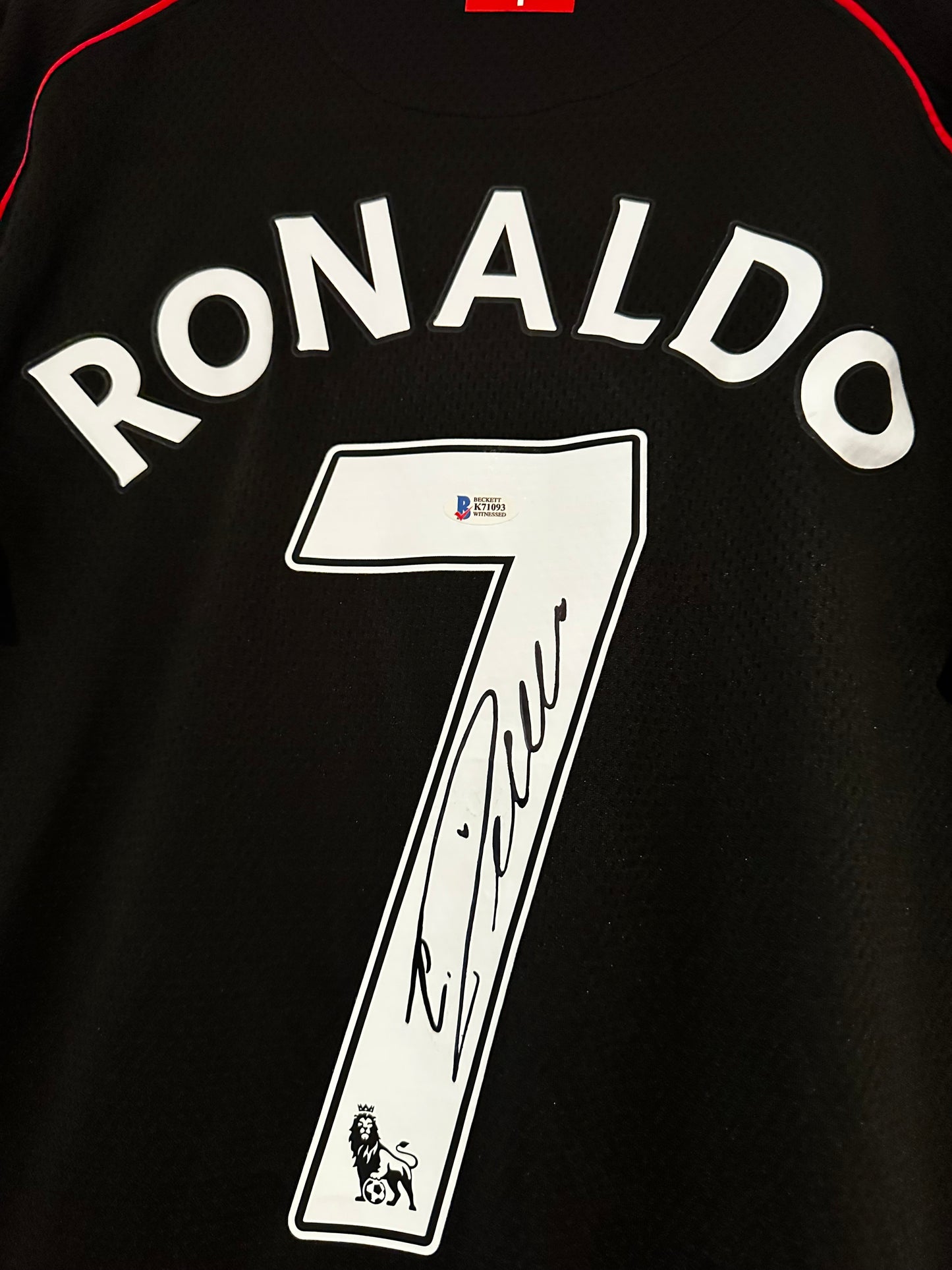 Cristiano Ronaldo Manchester United - Signed Shirt/Jersey - Beckett COA