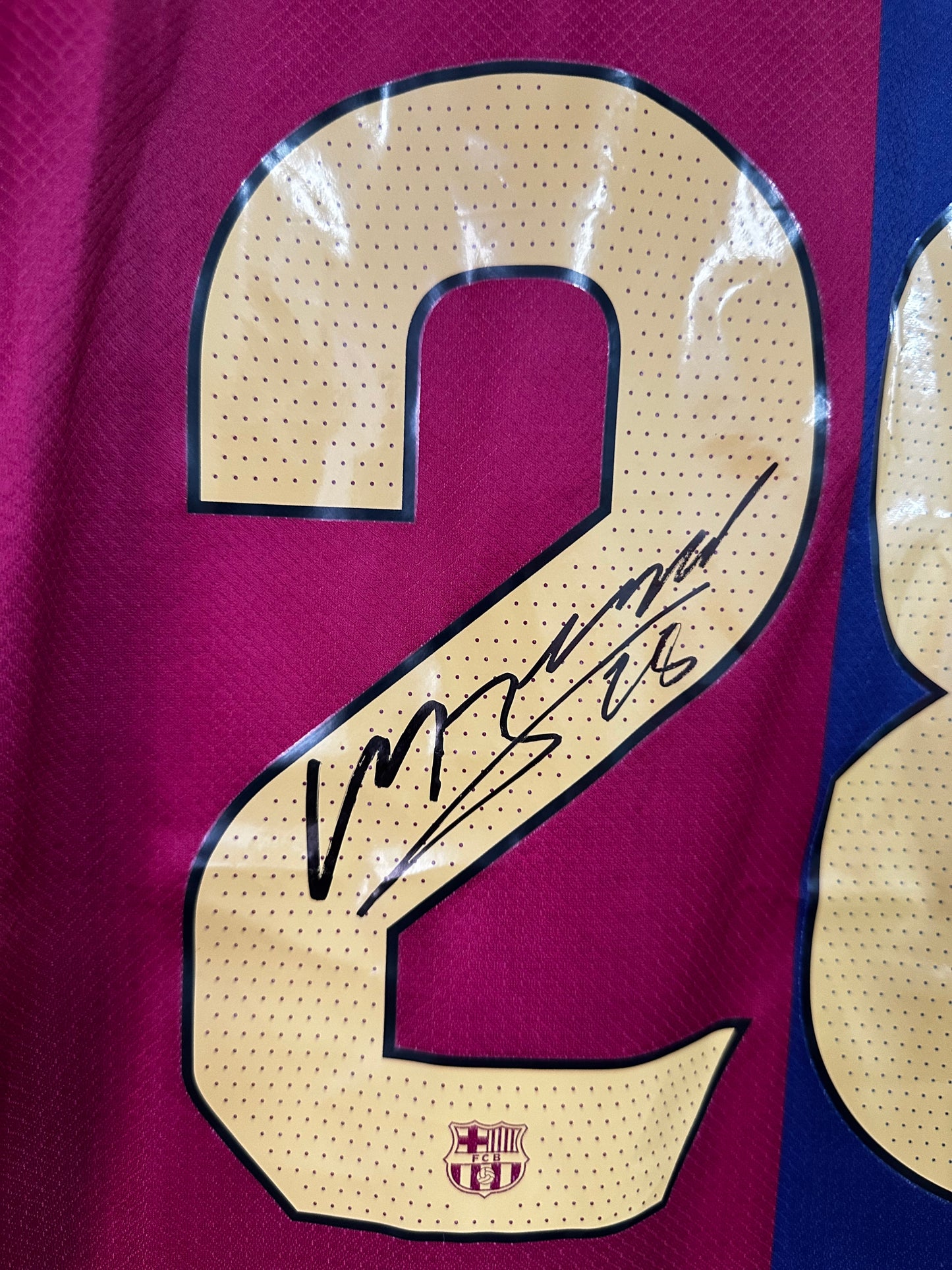 Marc Bernal Fc Barcelona - Signed Shirt/Jersey - With Proof