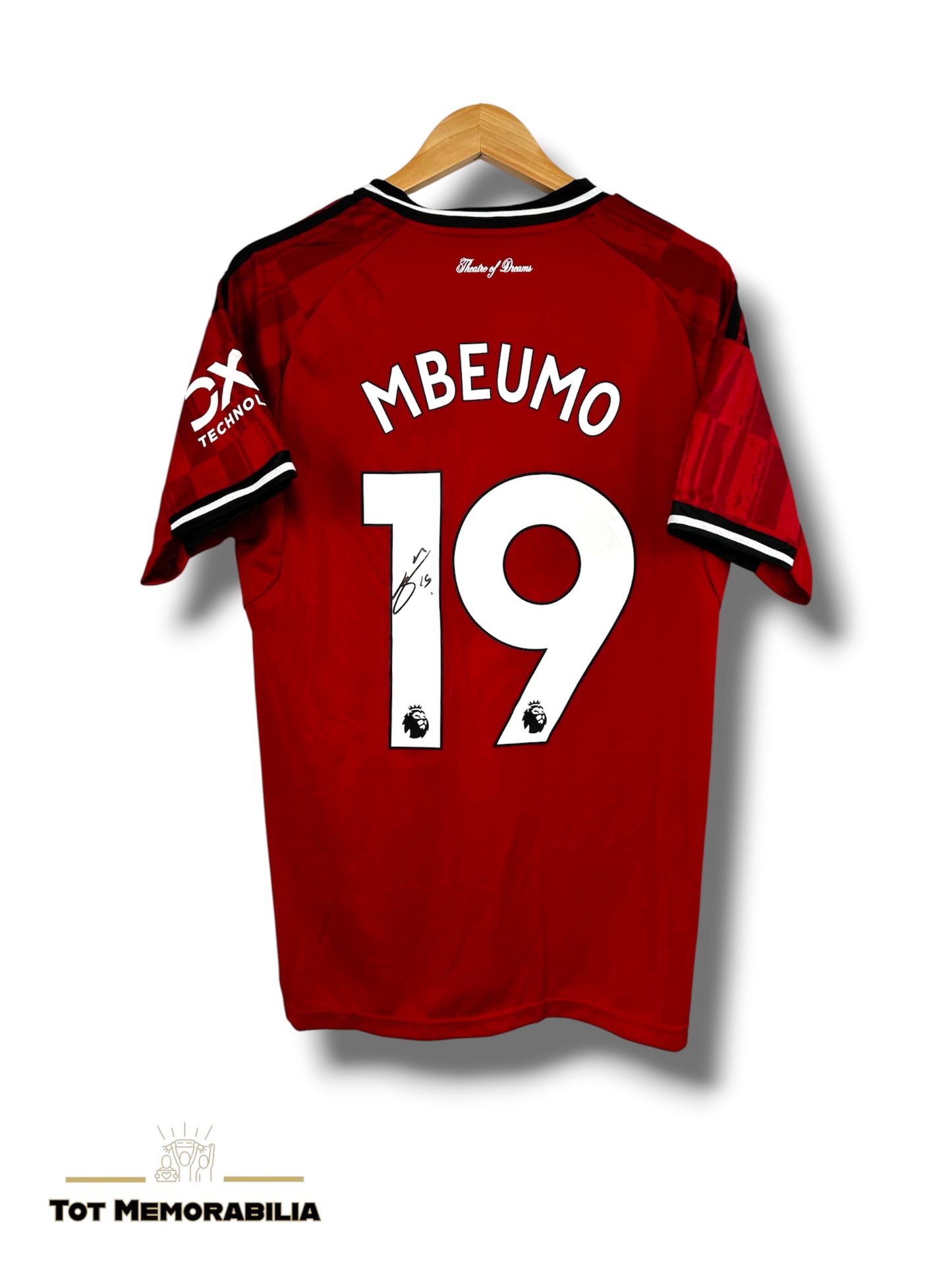 Bryan Mbeumo Manchester United - Signed Shirt/Jersey - With Proof