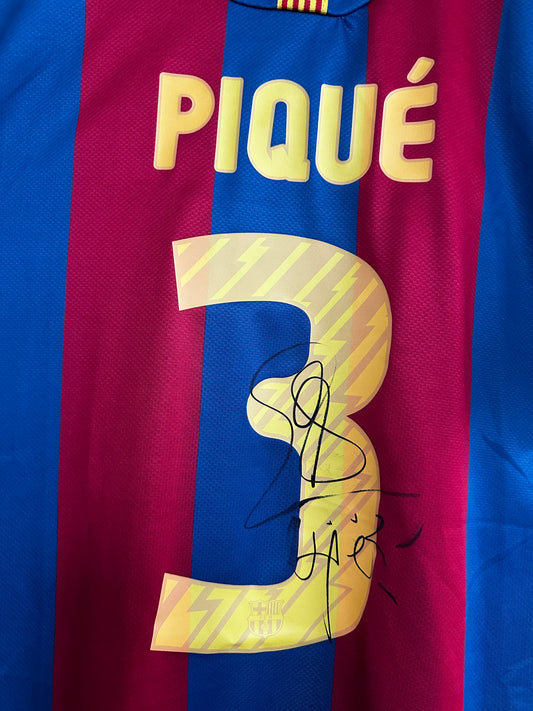 Pique Fc Barcelona - Signed Shirt/Jersey - With Proof