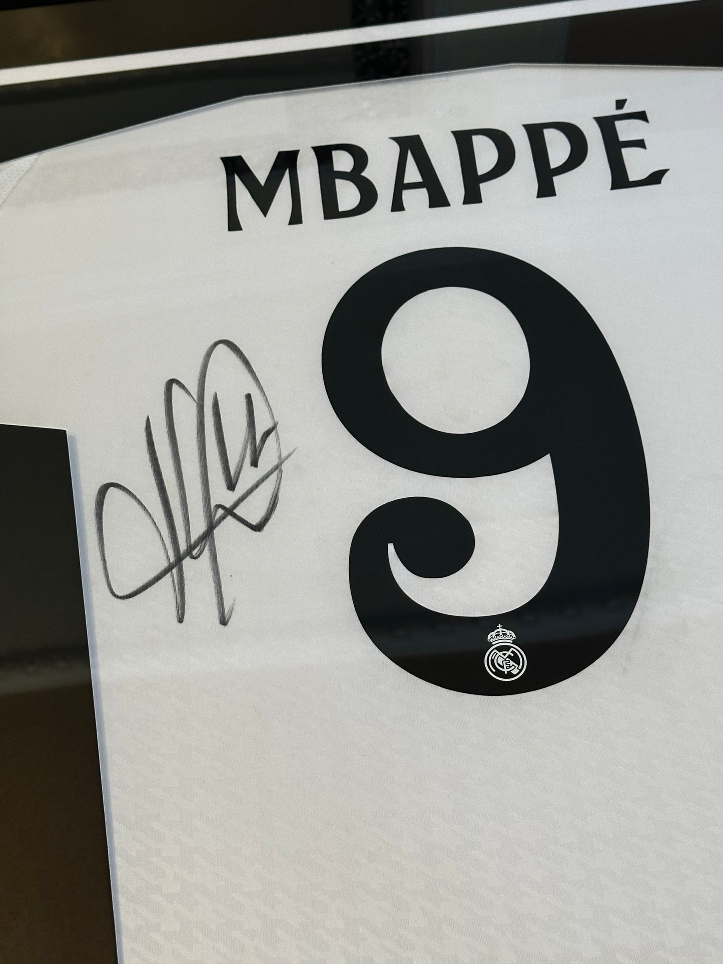 Kylian Mbappe Real Madrid - Signed & Framed Shirt/Jersey - VIDEO PROOF