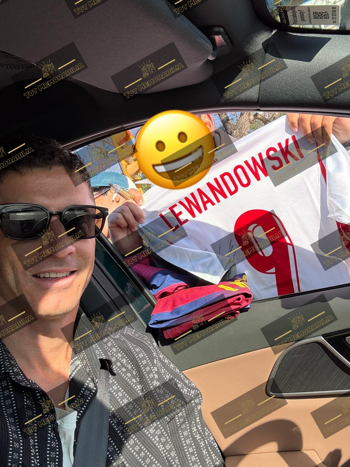 Robert Lewandowski Poland - Signed Shirt/Jersey - With Proof