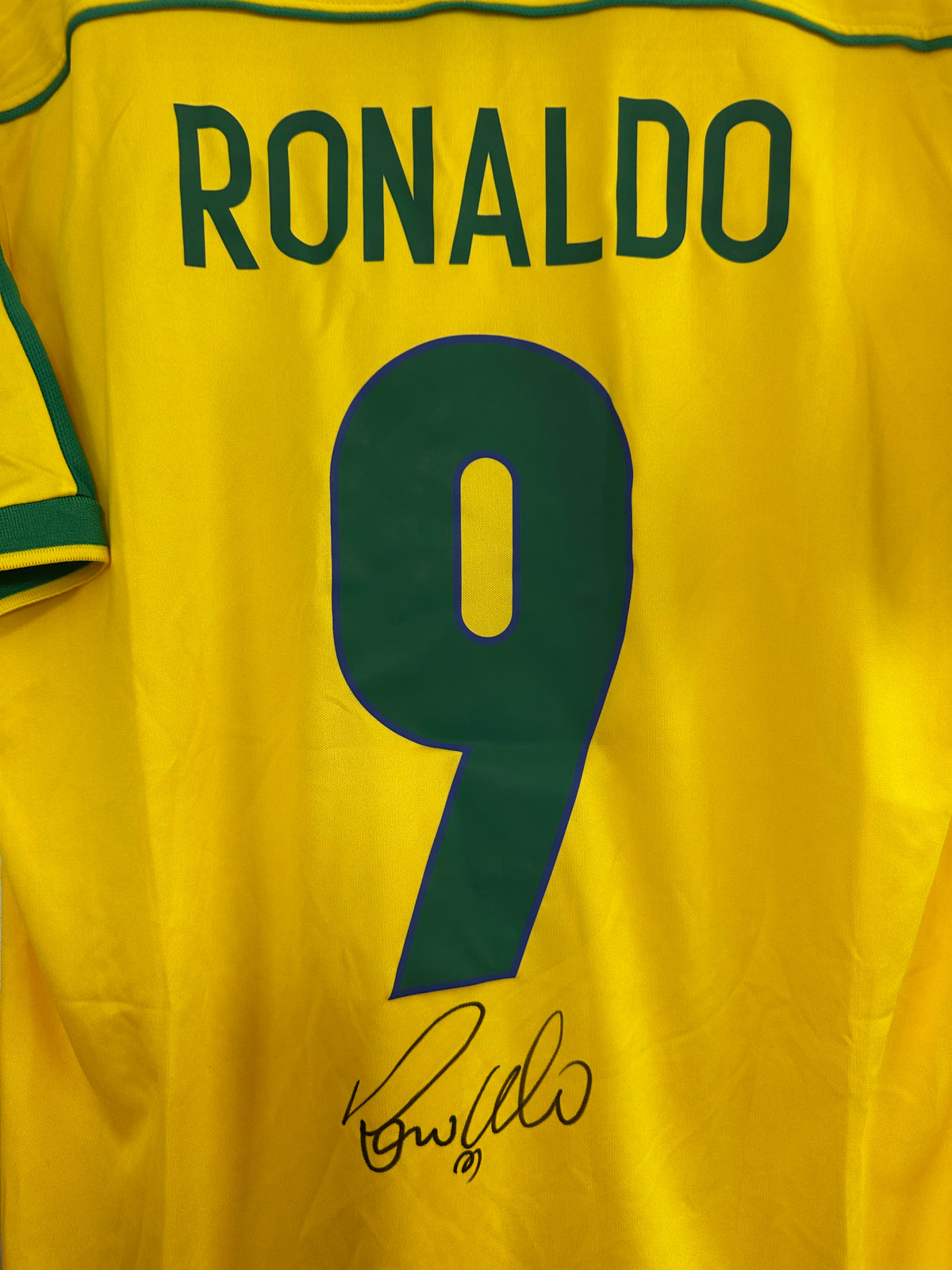 Ronaldo Nazario Brazil - Signed Shirt/Jersey - With Proof
