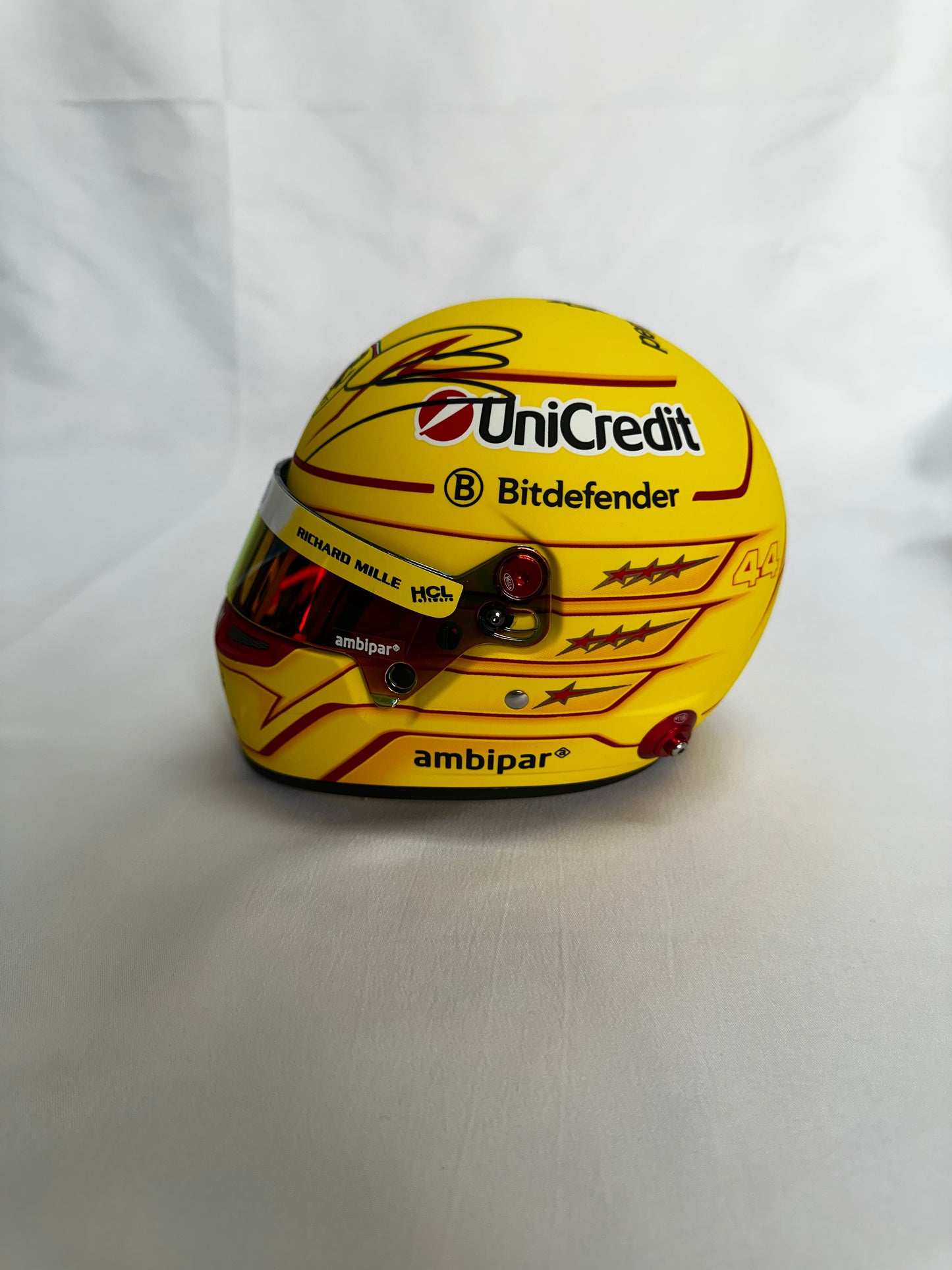 Lewis Hamilton Ferrari - Signed Helmet - With Proof