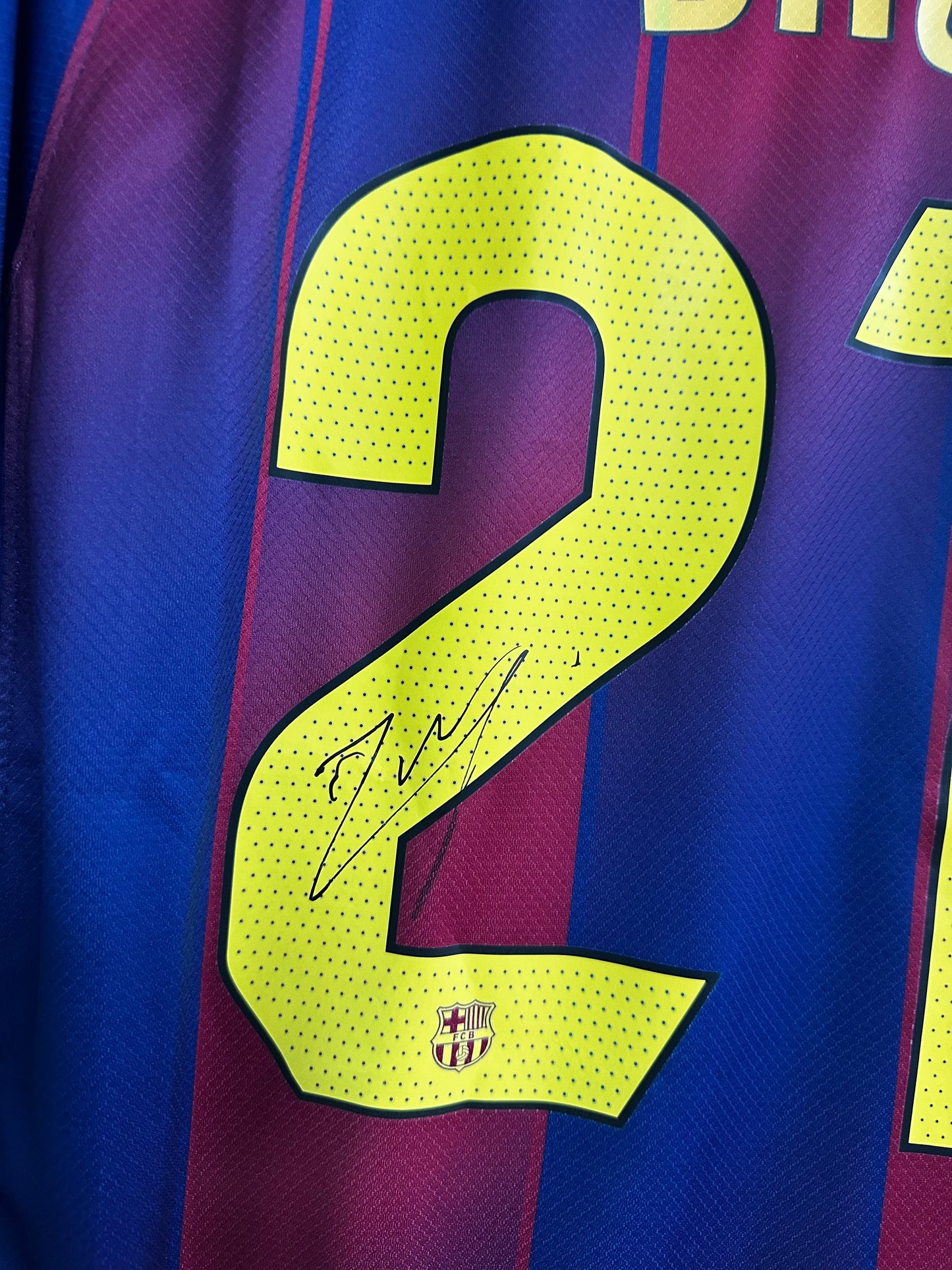 Dro Fernandez Fc Barcelona - Signed Shirt/Jersey - With Proof