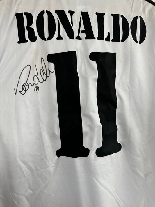Ronaldo Nazario Real Madrid - Signed Shirt/Jersey - With Proof