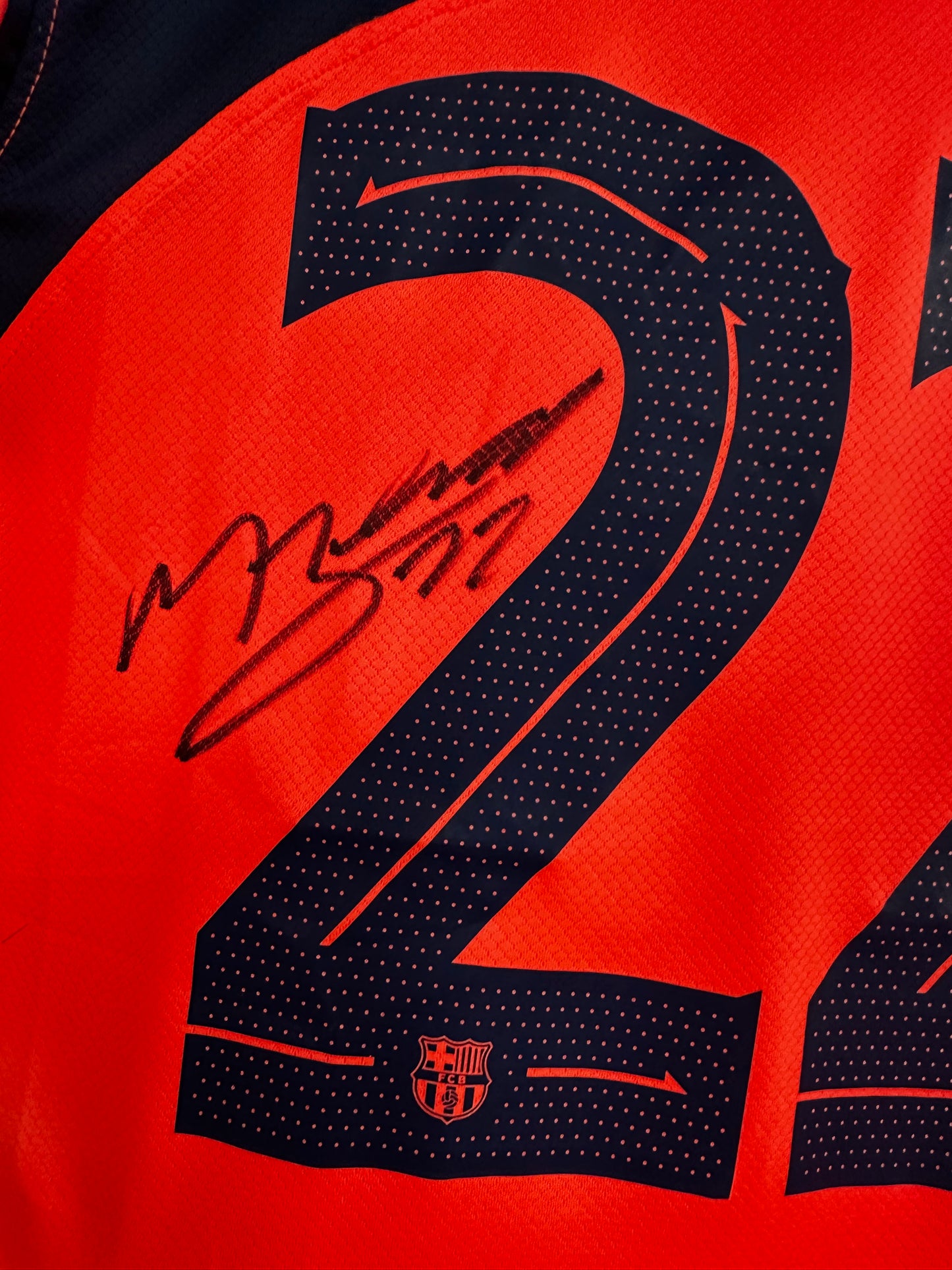Marc Bernal Fc Barcelona - Signed Shirt/Jersey - With Proof