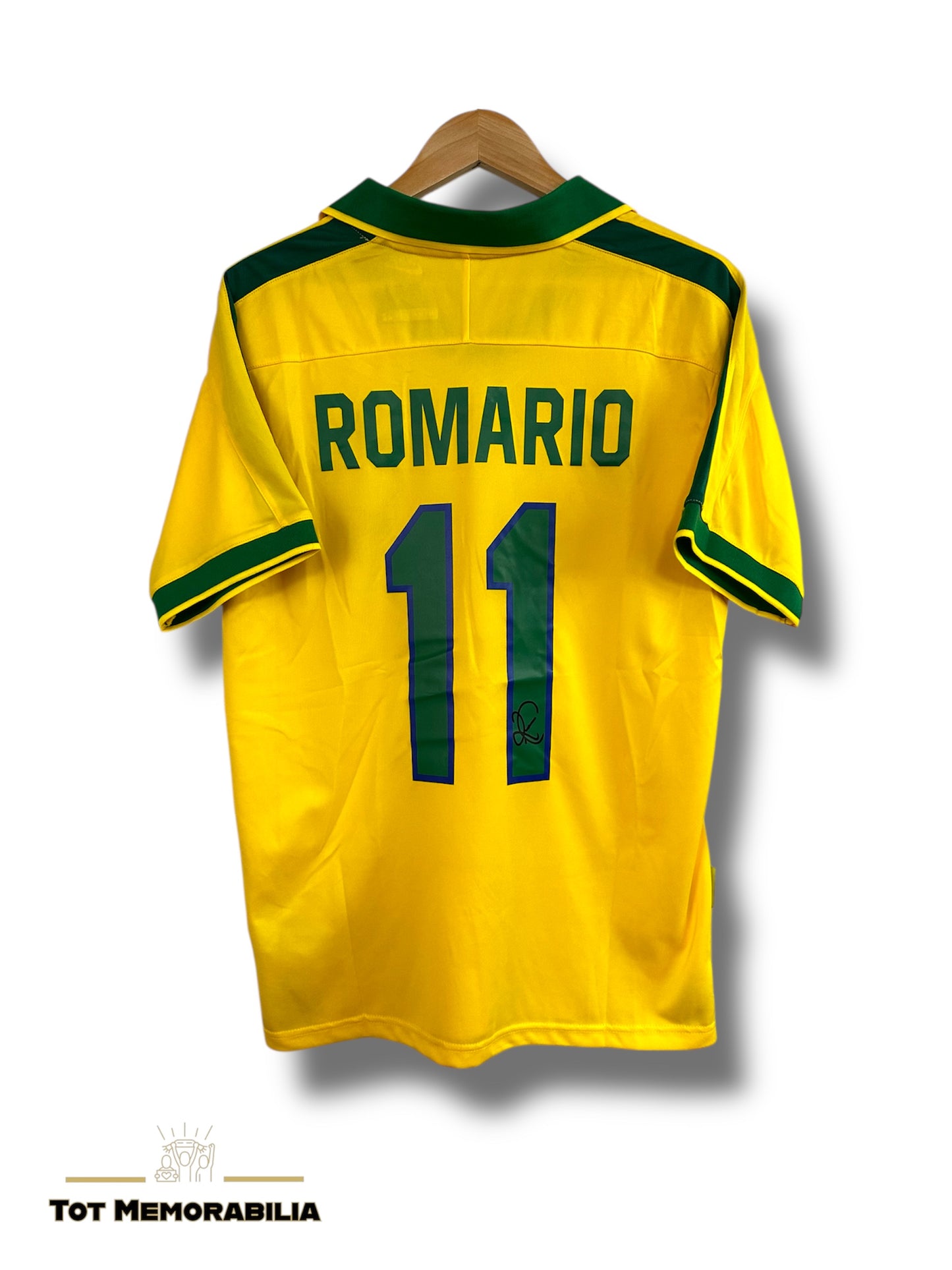 Romario Brazil - Signed Shirt/Jersey - With Proof