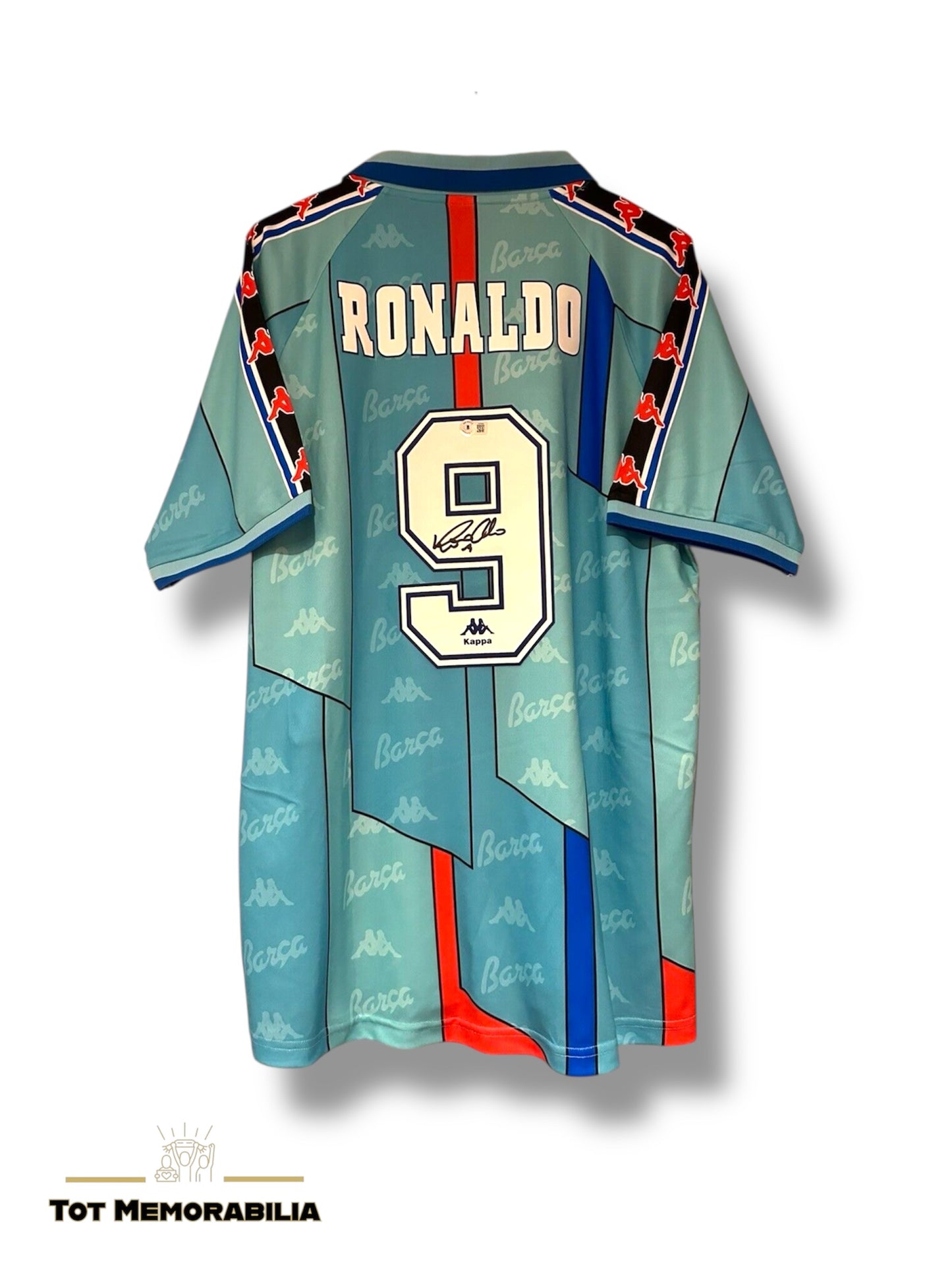 Ronaldo Nazario Fc Barcelona - Signed Shirt/Jersey - Beckett COA