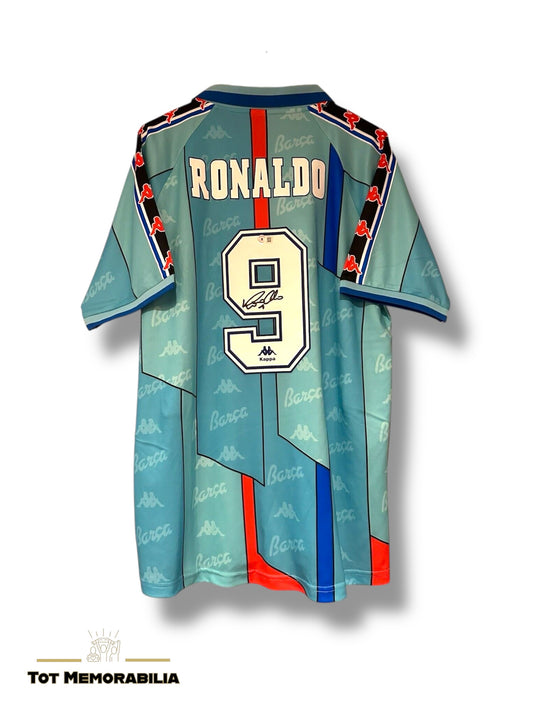 Ronaldo Nazario Fc Barcelona - Signed Shirt/Jersey - Beckett COA