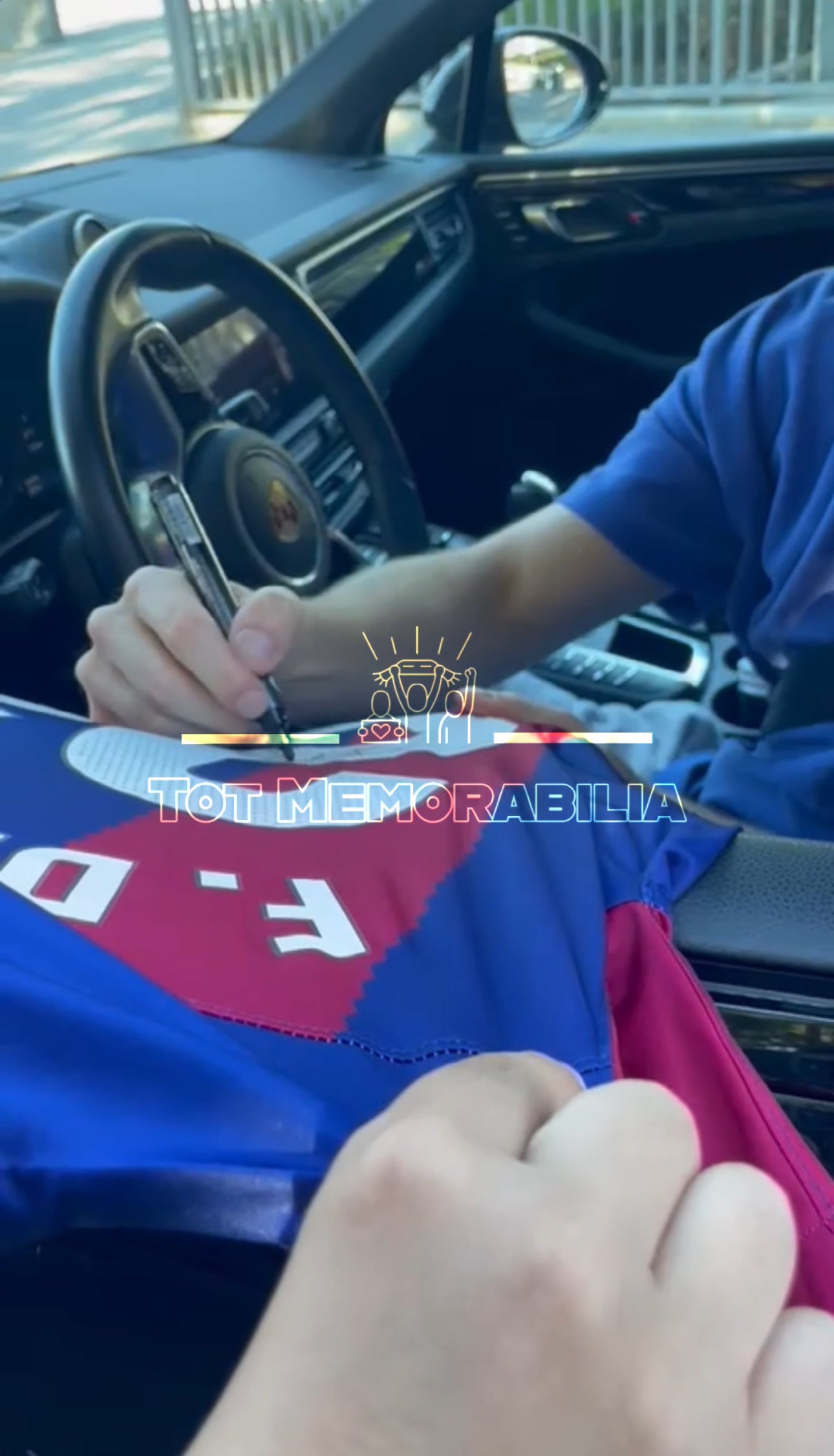 Frenkie De Jong Signed FC Barcelona Shirt Jersey WITH video PROOF