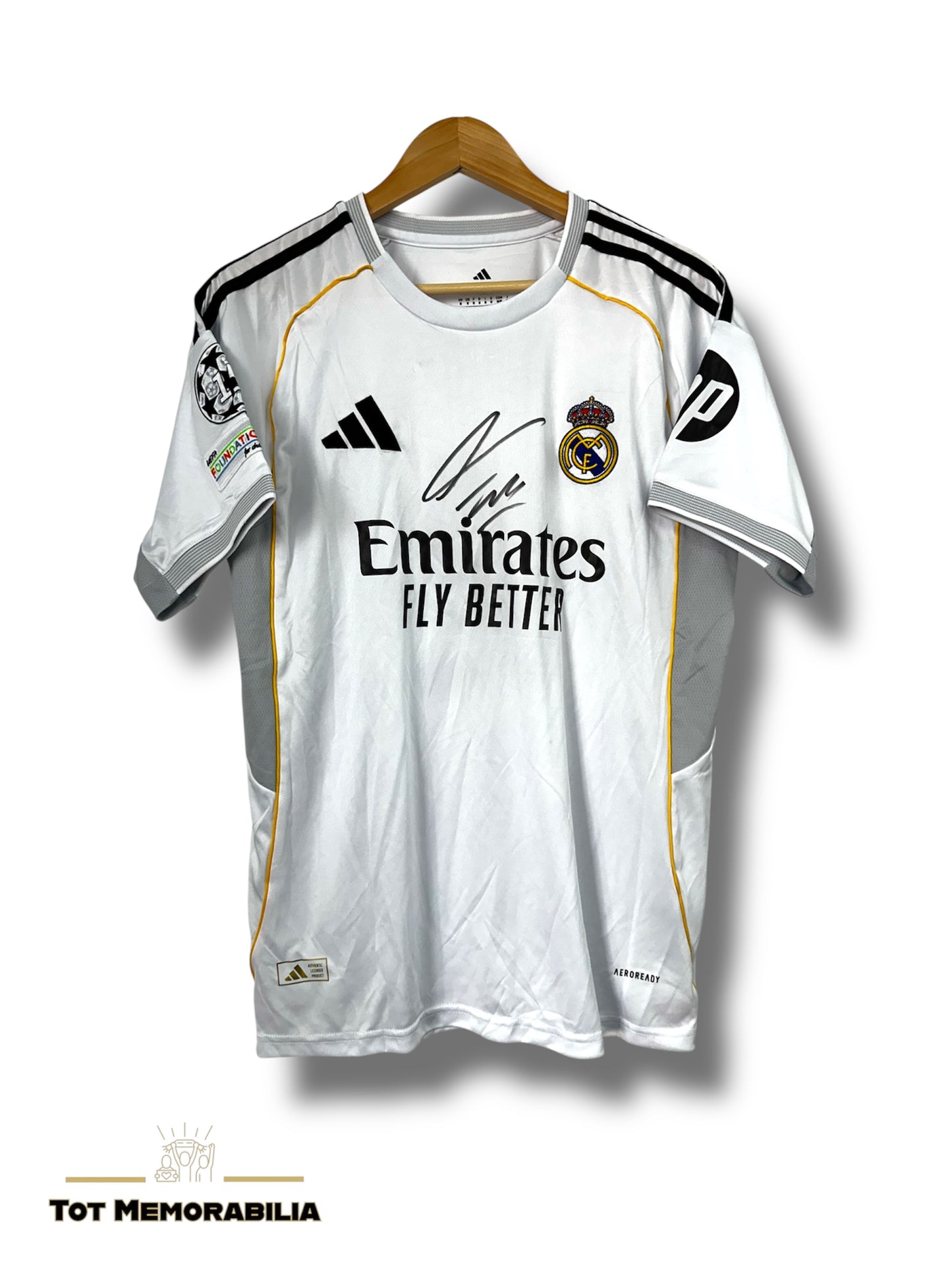 Franco Mastantuono Real Madrid - Signed Shirt/Jersey - Proof