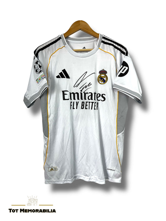 Franco Mastantuono Real Madrid - Signed Shirt/Jersey - Proof