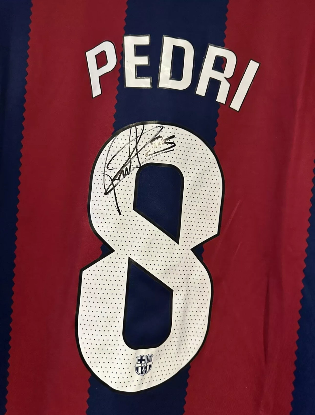 Pedri Fc Barcelona - Signed Shirt/Jersey - Proof