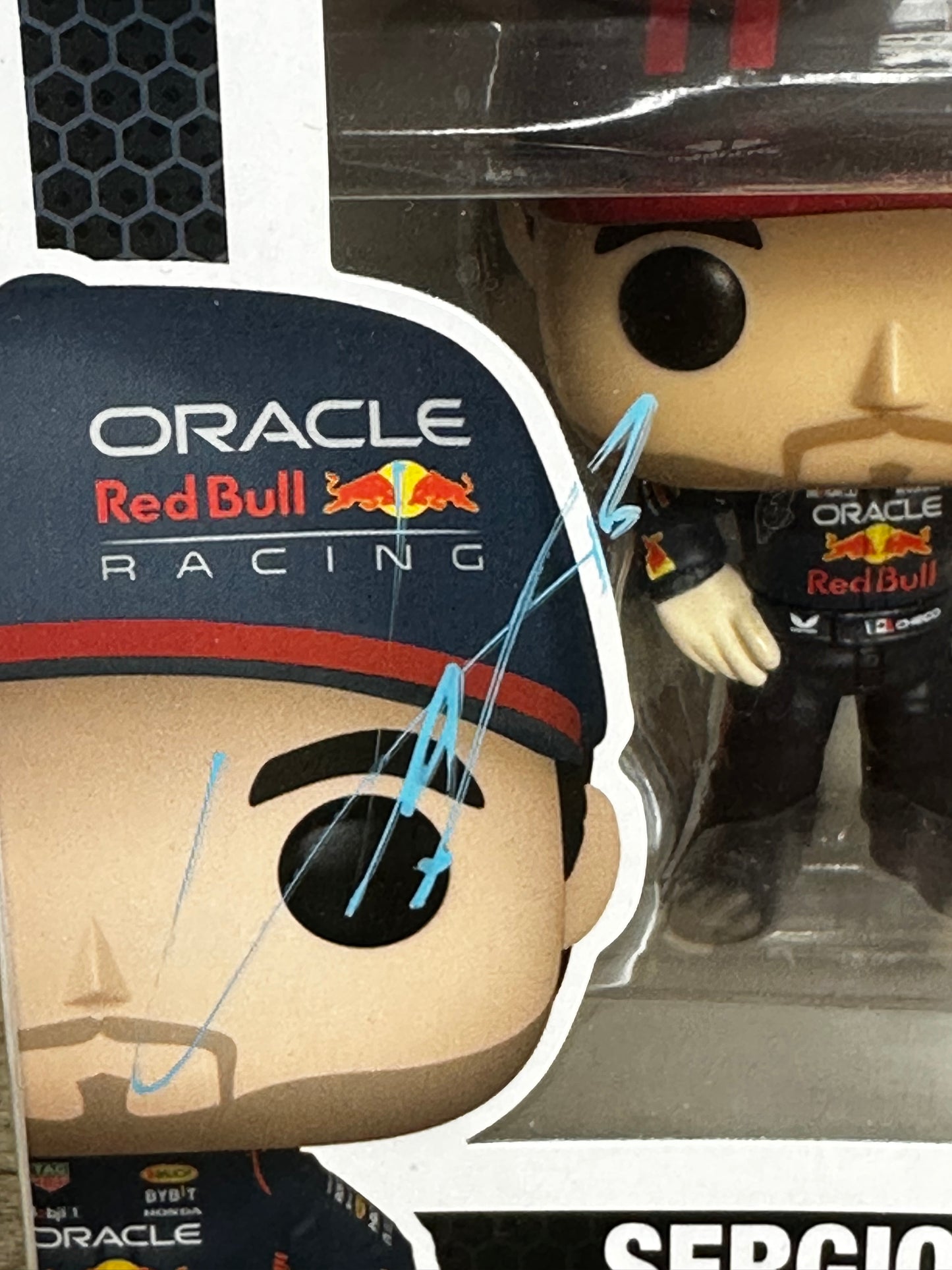 Sergio Perez Red Bull - Signed Funko Pop - With Proof