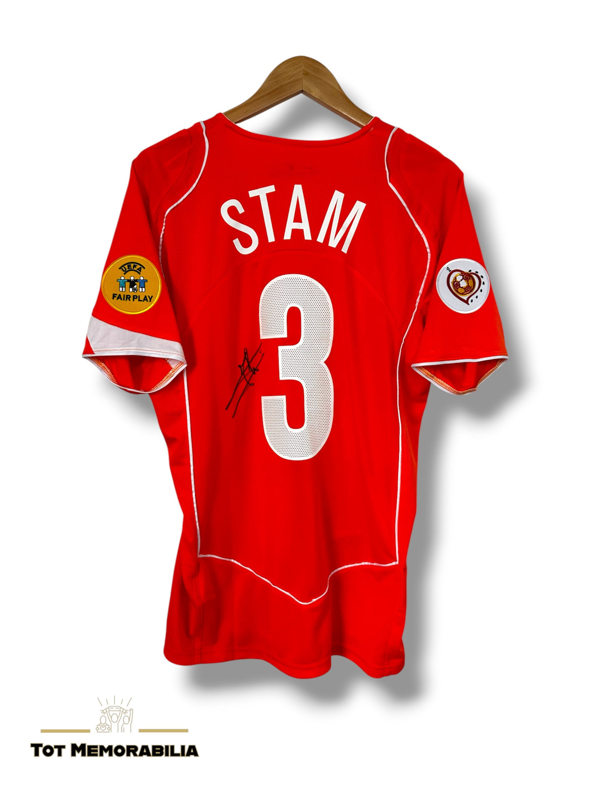 Jaap Stam - Signed Netherlands Shirt - With Proof & COA