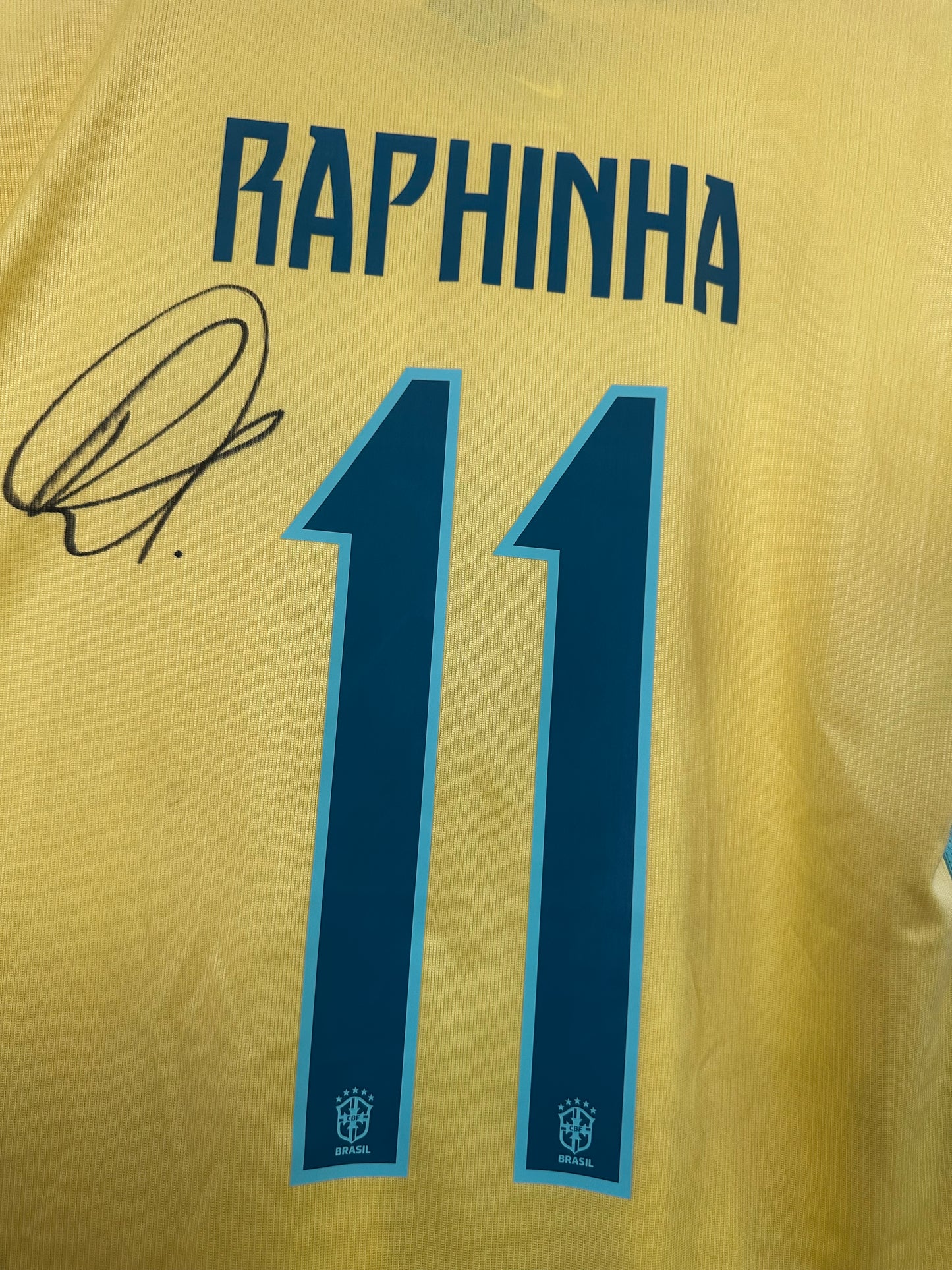 Raphinha Brazil - Signed Shirt/Jersey - With Proof