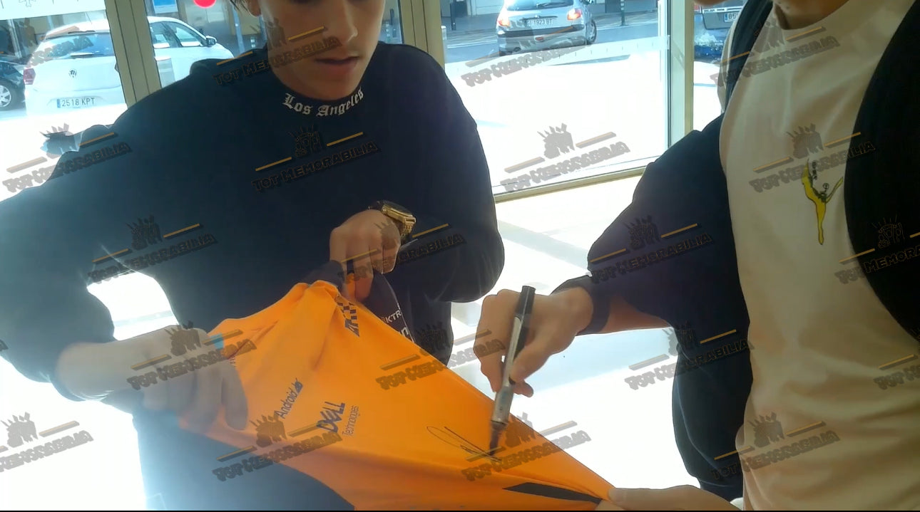 Oscar Piastri McLaren - Signed Shirt/Jersey - PROOF