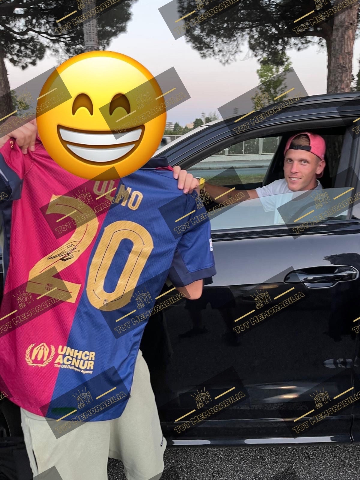 Dani Olmo Fc Barcelona - Signed Shirt/Jersey - Proof