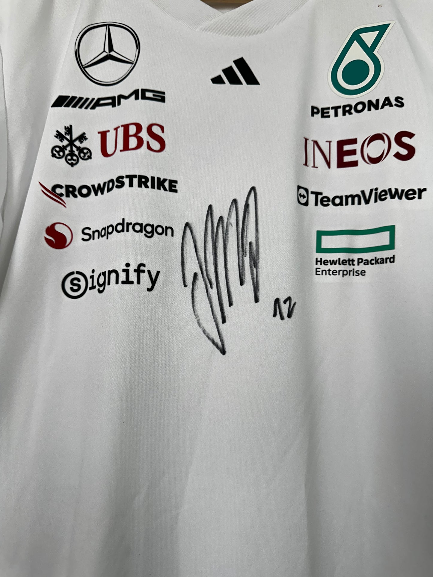 Kimi Antonelli Mercedes - Signed Shirt/Jersey - With Proof