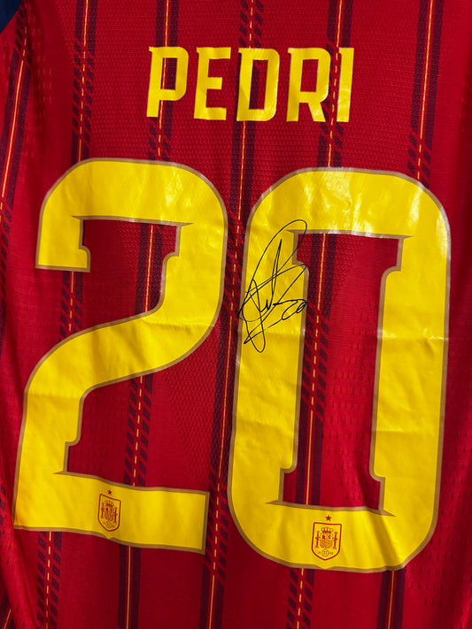 Pedri Spain - Signed Shirt/Jersey - With Proof