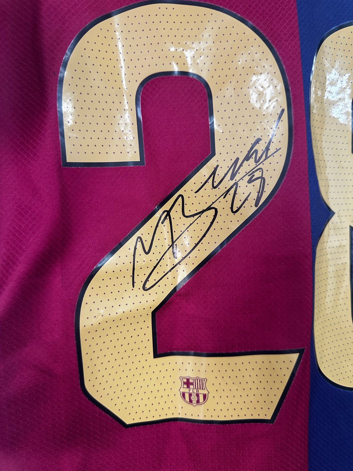 Marc Bernal Fc Barcelona - Signed Shirt/Jersey - With Proof