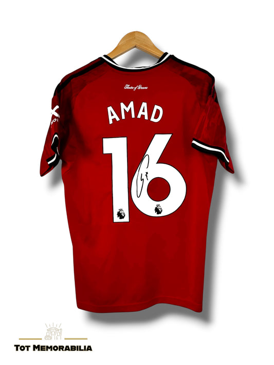 Amad Diallo Manchester United - Signed Shirt/Jersey - With Proof