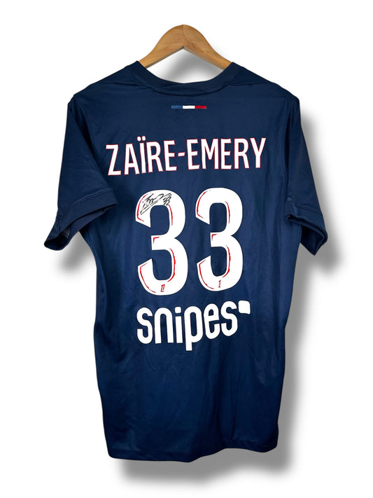 Zaire Emery PSG - Signed Shirt/Jersey - Proof