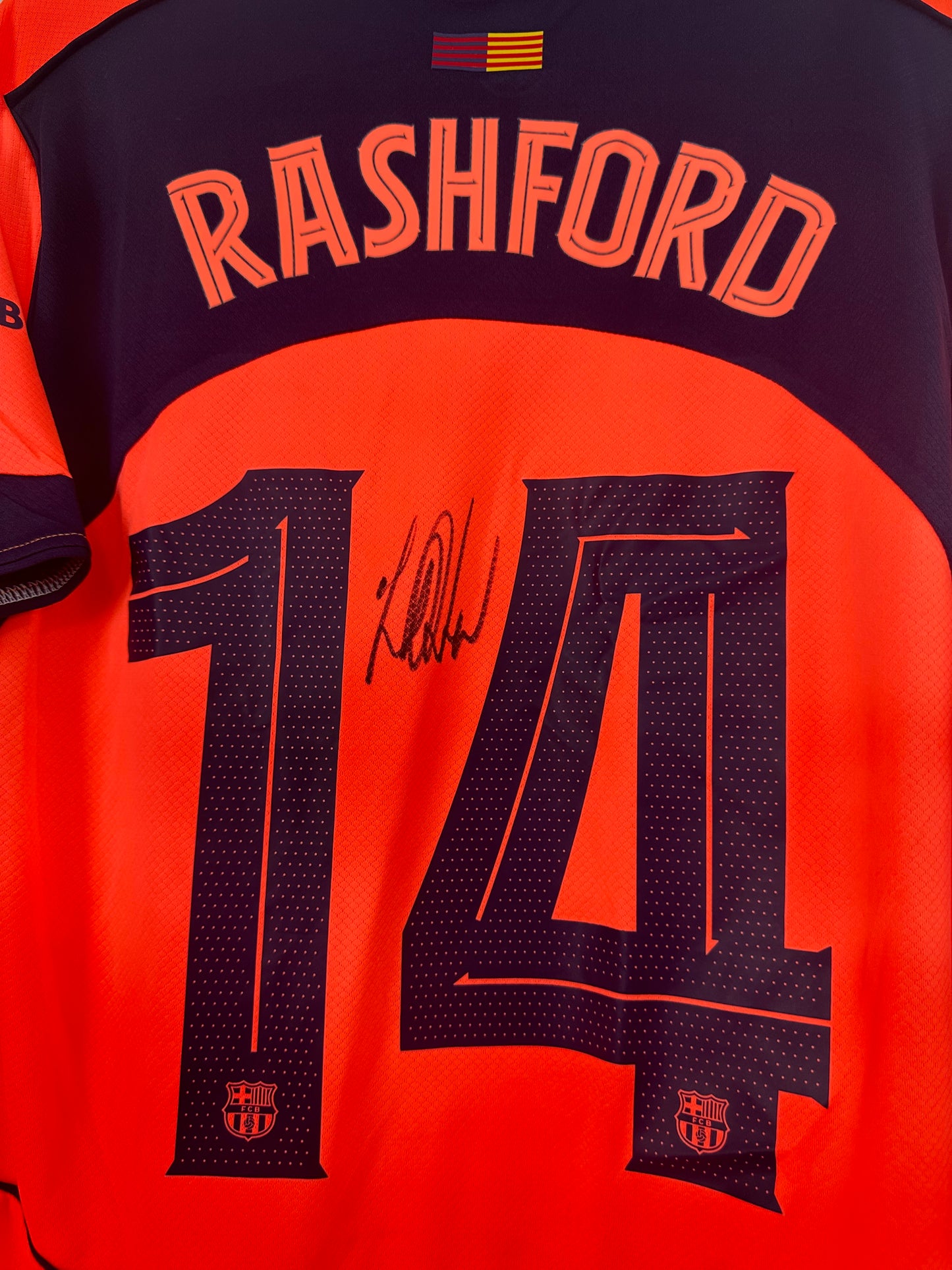 Marcus Rashford Fc Barcelona - Signed Shirt/Jersey - With Proof