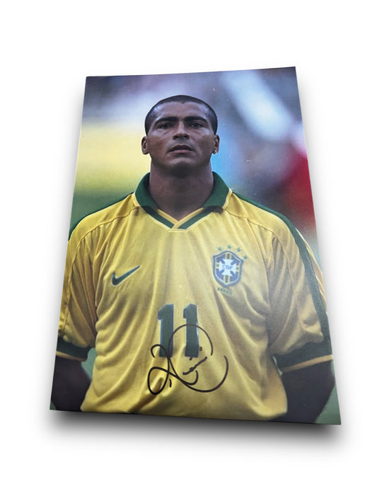 Romario Brazil - Signed 8x12 Photo - With Proof