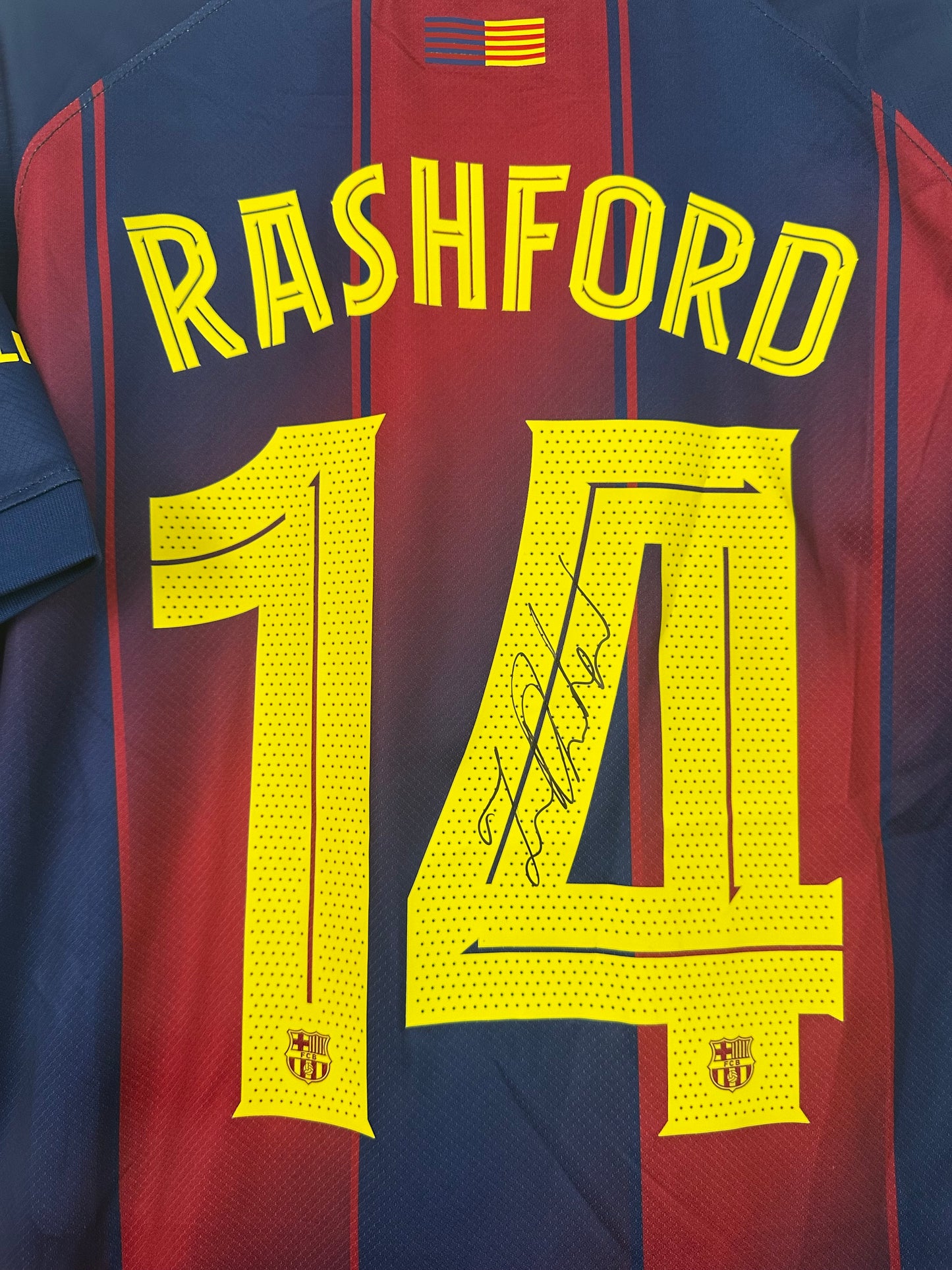 Marcus Rashford Fc Barcelona - Signed Shirt/Jersey - With Proof