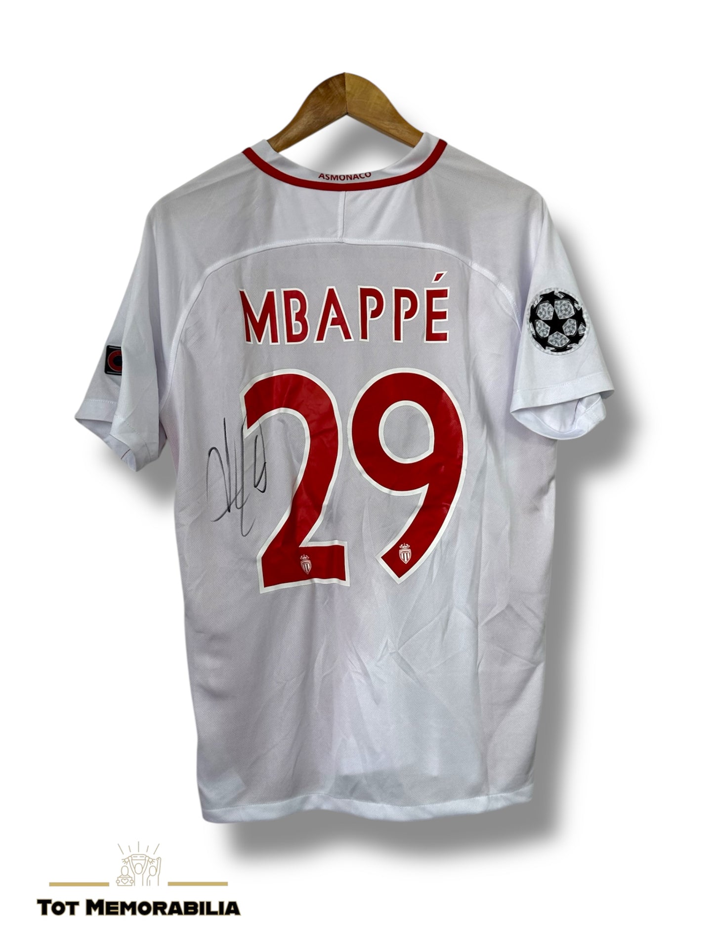 Kylian Mbappe AS Monaco - Signed Shirt/Jersey - VIDEO PROOF