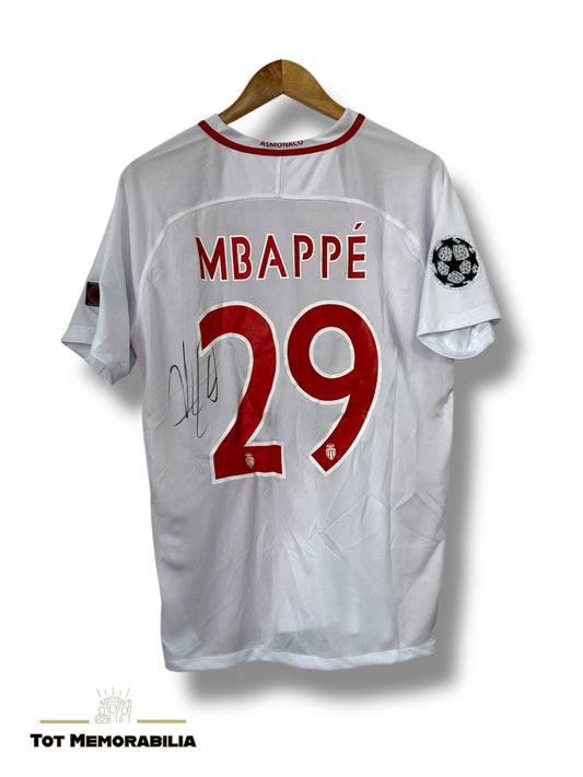 Kylian Mbappe AS Monaco - Signed Shirt/Jersey - VIDEO PROOF