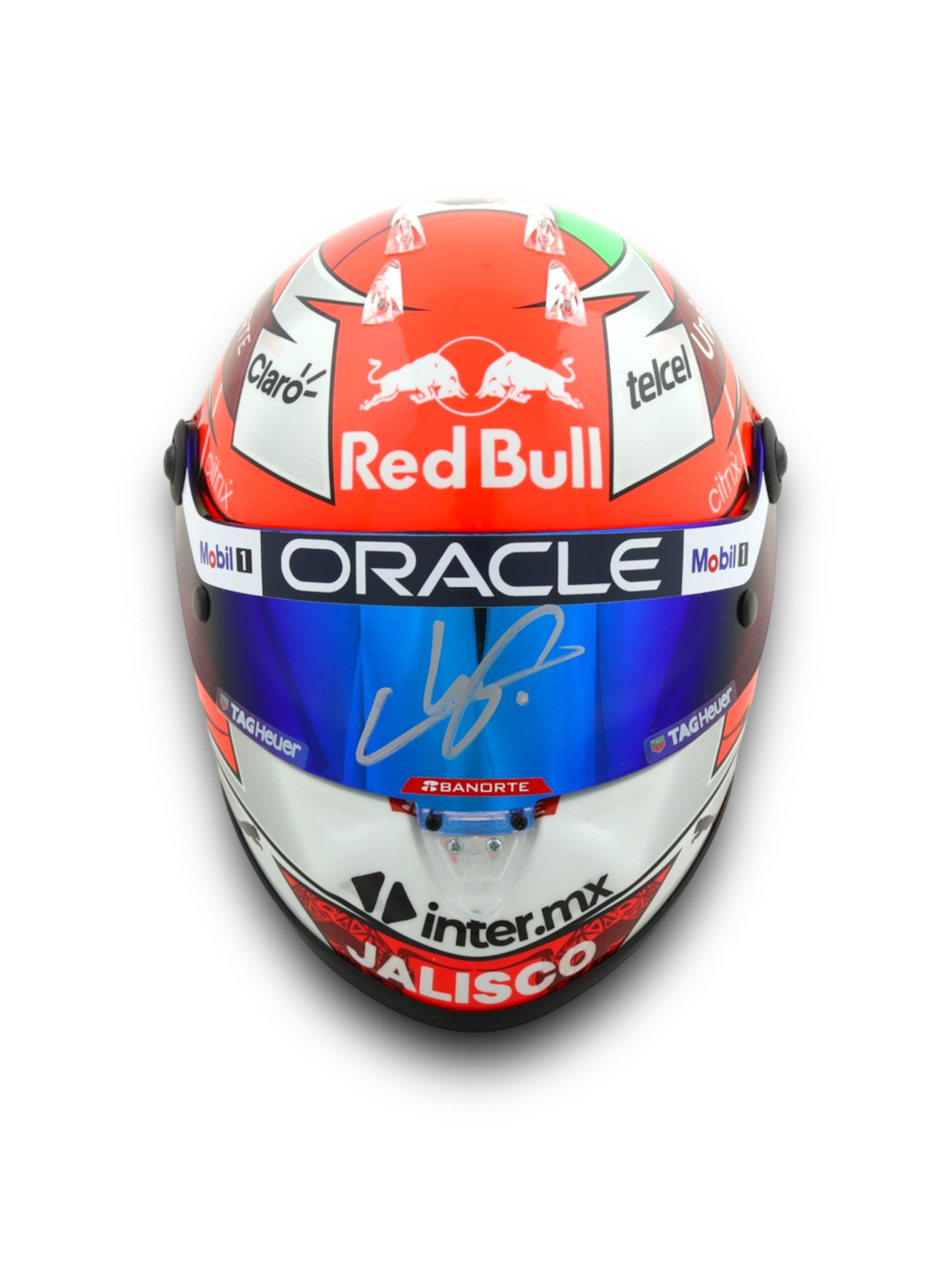 Sergio Perez - Signed Red Bull Helmet - Beckett COA