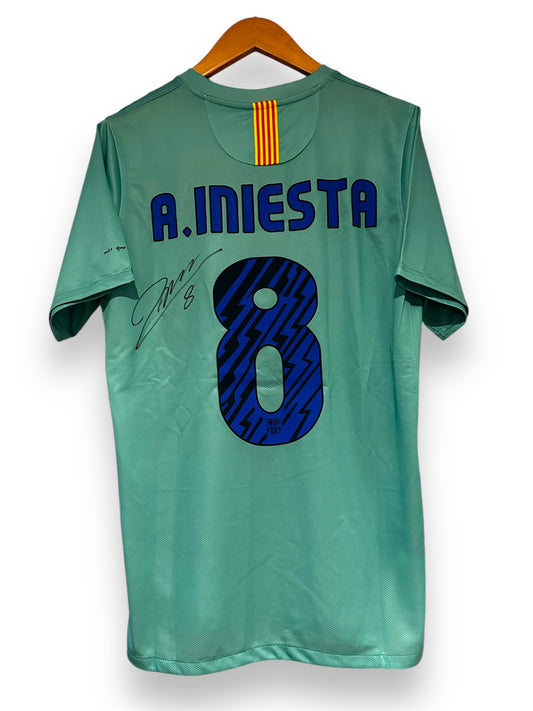 Andres Iniesta Fc Barcelona - Signed Shirt/Jersey - With Proof