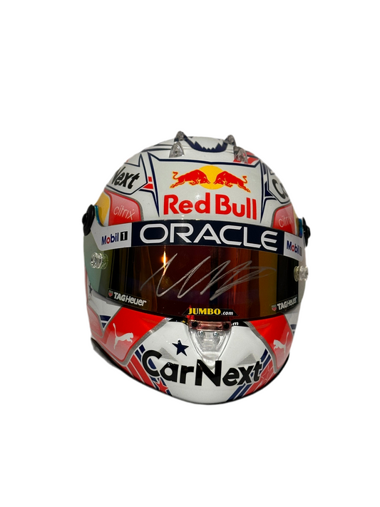 Max Verstappen - Signed Red Bull Helmet - PROOF