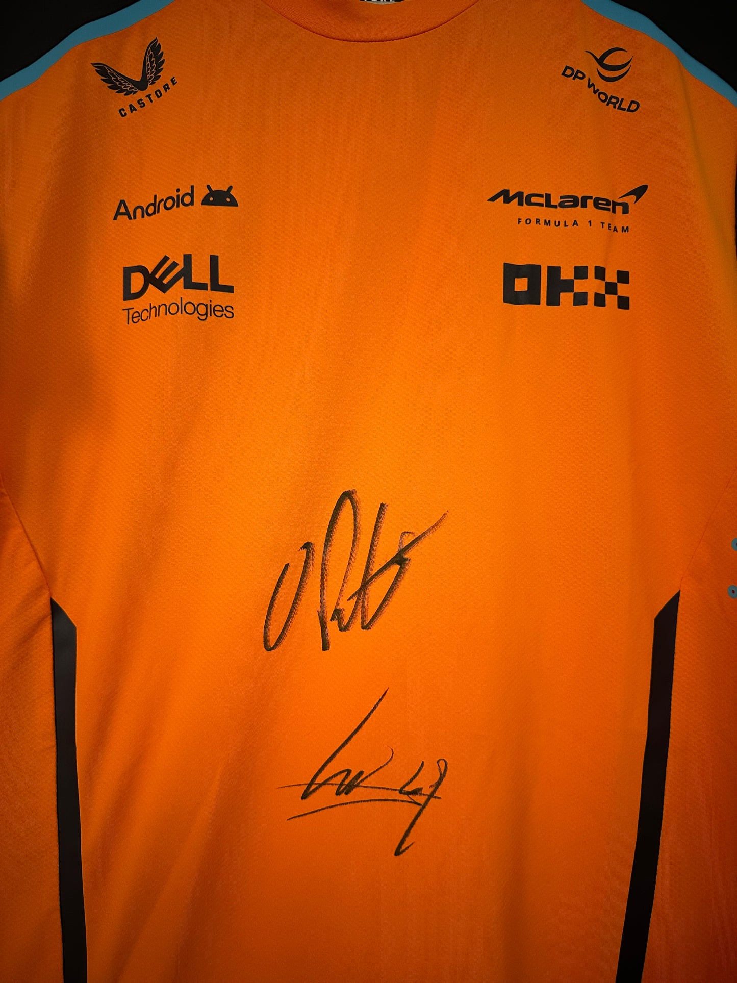 Lando Norris & Oscar Piastri McLaren - Signed Shirt/Jersey - PROOF