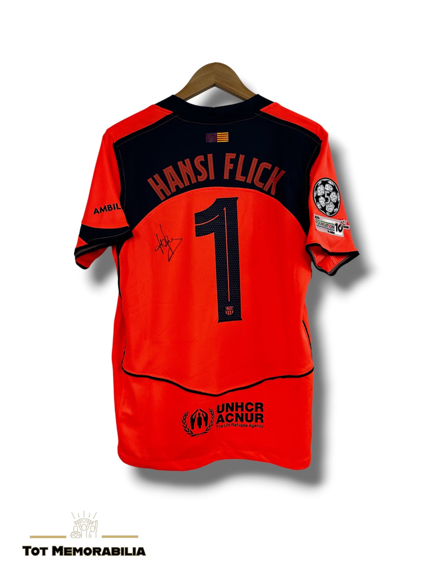Hansi Flick Fc Barcelona - Signed Shirt/Jersey - With Proof
