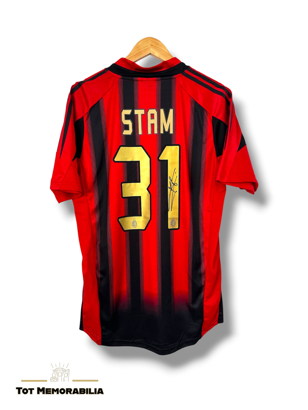 Jaap Stam - Signed AC Milan Shirt - With Proof & COA