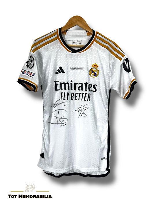 Toni Kroos, Carvajal & Lunin Real Madrid - Signed Shirt/Jersey - Proof