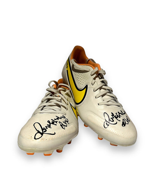 Ronaldinho Nike Tiempo - Signed Boots - Proof