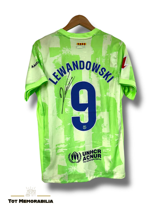 Robert Lewandowski Fc Barcelona - Signed Shirt/Jersey - With Proof