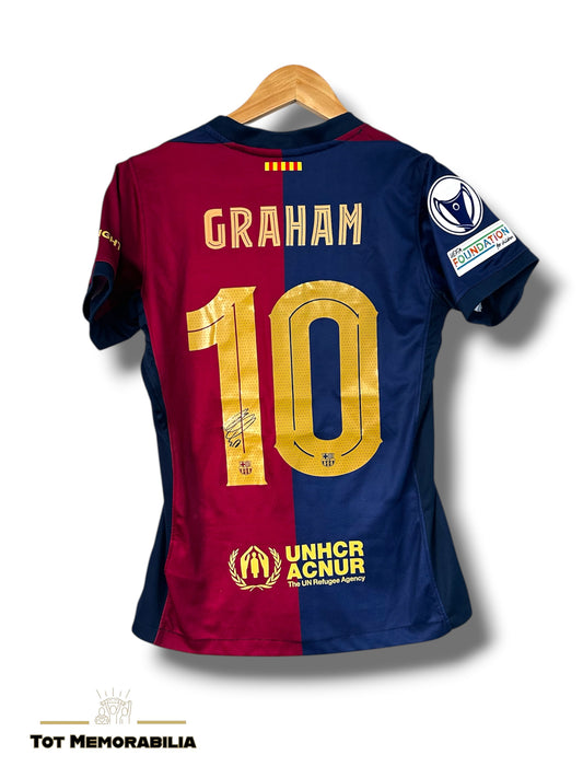 Graham Hansen Fc Barcelona - Signed Shirt/Jersey - With Proof